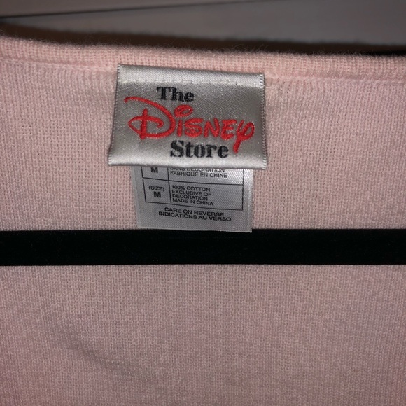 Vintage Disney Lady and the Tramp Sweater Tank Top with Stitched Design - Picture 3 of 4